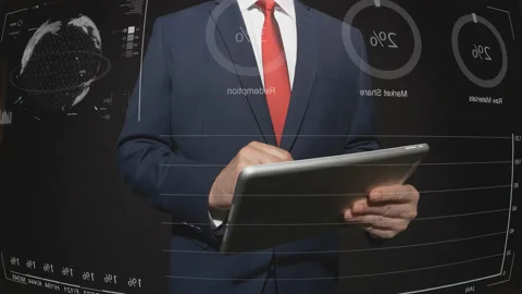 Business Data  Stock Footage 200813270