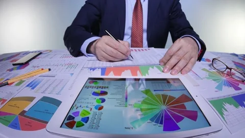 Business Data  Vídeo Stock 202141413
