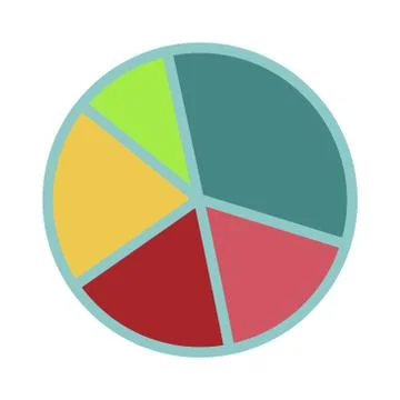 Business data graph chart analytics vector elements black silhouette 스톡 일러스트