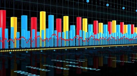 Business Data Graph 動画素材 36747633