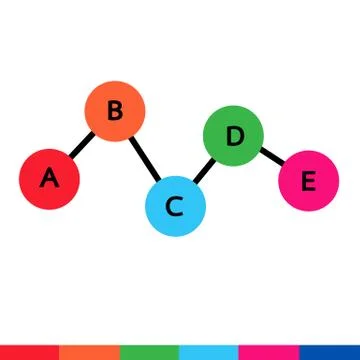 Business data graph icon Illustrazione stock