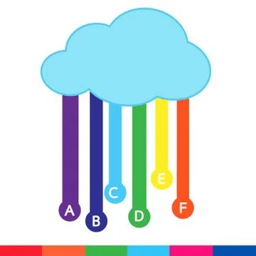 Business data graph icon Illustrazione stock