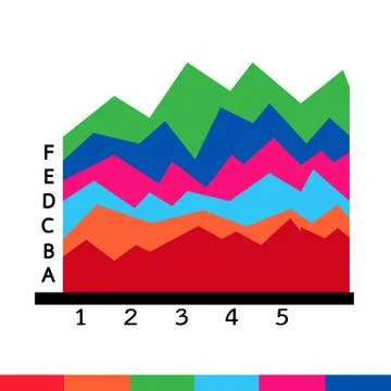 Business data graph icon イラスト素材
