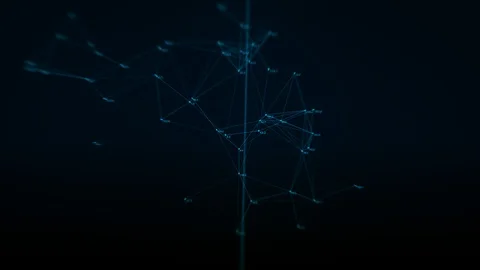 Business data network with stock numbers and graphs, beautiful 3D animation Stock Footage 118835316