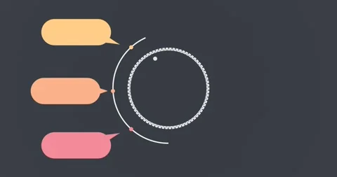 Business data presentation. Abstract elements of graph, diagram with steps Stock Footage 277091324