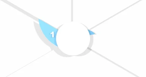 Business data presentation. Abstract elements of graph, diagram with 6 steps Stock Footage 316199191