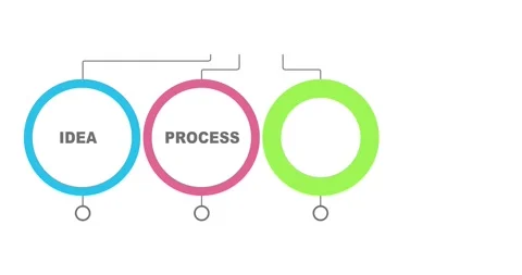 Business data presentation. Abstract elements of graph, diagram with 4 steps Stock Footage 316199198