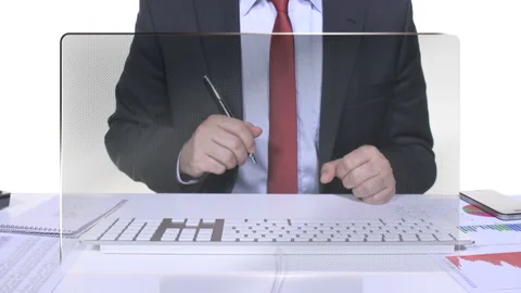  Business Data Screen  Stock-Footage 210220396