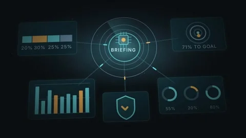 Business Data Visualization Animation Interactive Dashboard Graphics Corporate Stock Footage 344778178