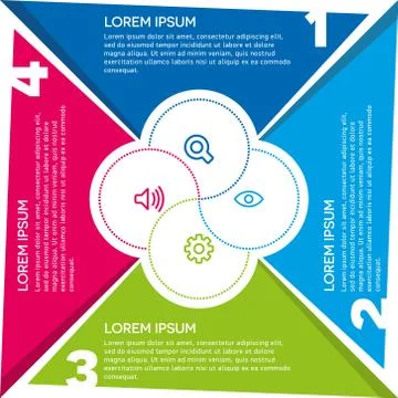 Business data visualization. Creative concept for infographic. イラスト素材