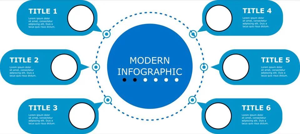 Business data visualization. infographic. Stock Illustration