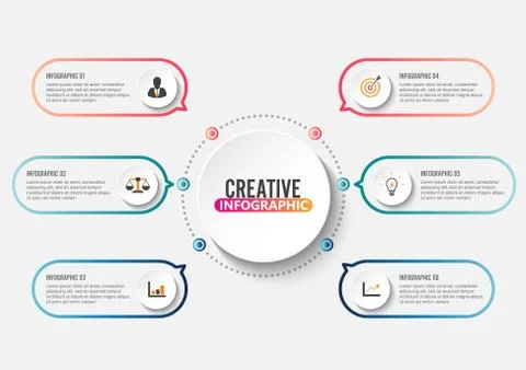 Business data visualization. Process chart. Abstract elements of graph, diagr Stock Illustration