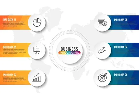 Business data visualization. Process chart. Abstract elements of graph, dia.. Stock Illustration