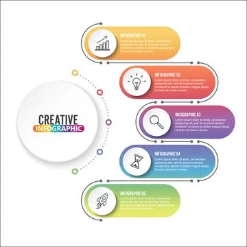 Business data visualization. Process chart. Abstract elements of graph, dia.. Stock Illustration