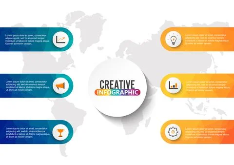 Business data visualization. Process chart. Abstract elements of graph, dia.. Stock Illustration