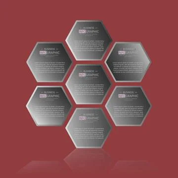 Business data visualization. timeline infographic Illustrazione stock