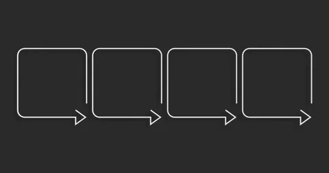 Business data visualization. Workflow layout or process diagram. Stock Footage 302264697