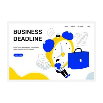 Business Deadline Stock Illustration