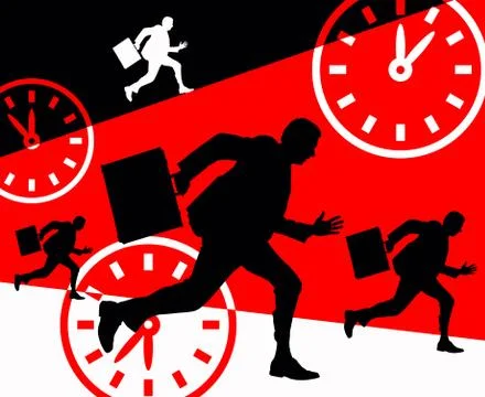 Business deadlines Illustrazione stock