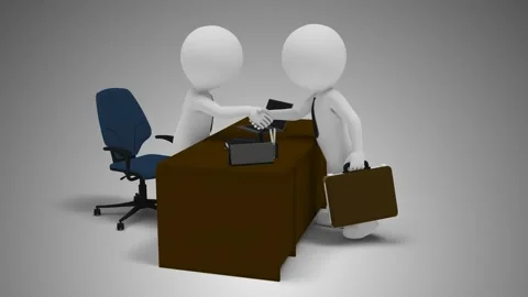Business Dealing between two parties Stock Footage 249614123