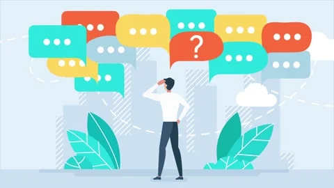 Business decision making doubt about options confusion businessman concept. Stock Footage 150945786