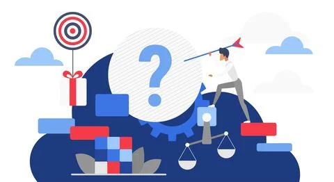 Business Decision Making Process Concept Cloud Stock Illustration
