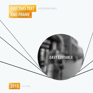 Business design of abstract vector elements for graphic template. Modern Illustrazione stock