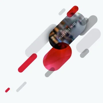 Business design of abstract vector elements for graphic template. Modern Stockillustratie