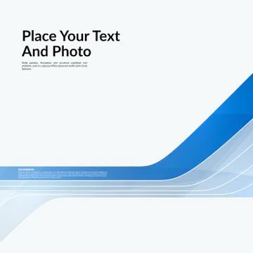 Business design of abstract vector elements for graphic template. Modern Stock Illustration