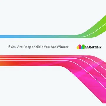 Business design of abstract vector elements for graphic template. Modern Stock Illustration