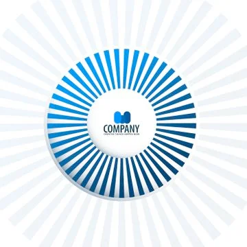 Business design of abstract vector elements for graphic template. Modern Stock Illustration