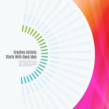 Business design of abstract vector elements for graphic template. Modern Stockillustratie