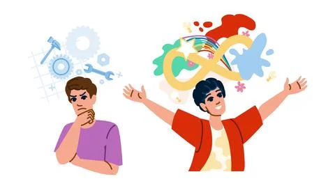 Business design thinking vector Stock Illustration