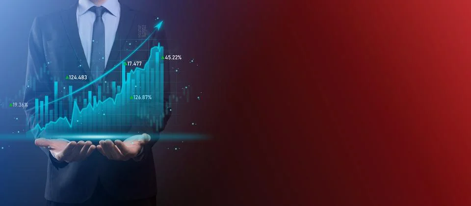 Business developer hand using board framework on virtual modern computer show Stock Photos