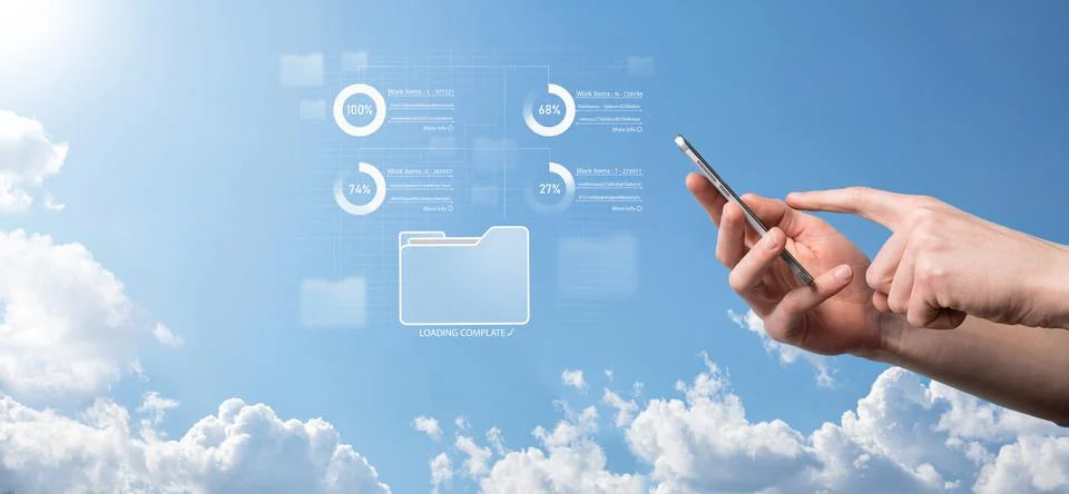 Business developer hand using board framework on virtual modern computer show 写真素材