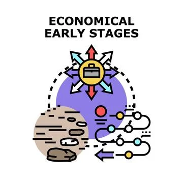 Business developing, planning strategic growth stages Ilustração Stock