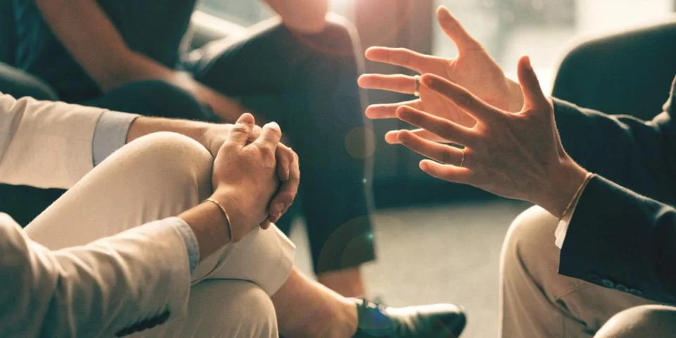 Business development and group conversations to share experiences Stock Photos