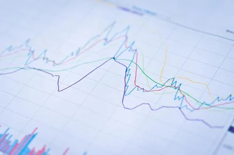 Business development graph 写真素材