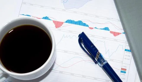 Business development graph 写真素材