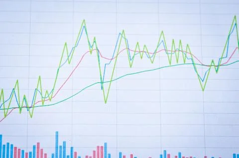 Business development graph 写真素材