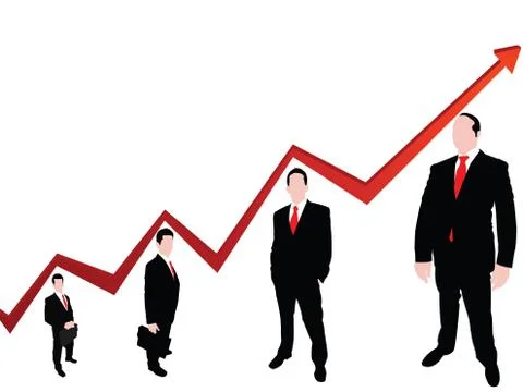 Business development Stock Illustration