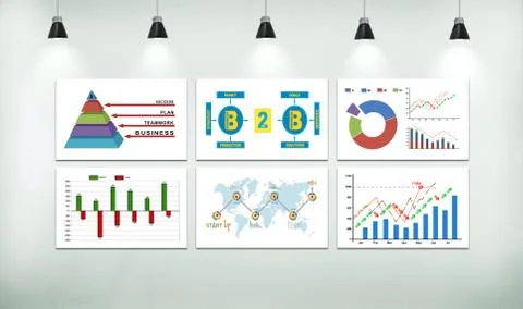 Business development scheme Ilustração Stock