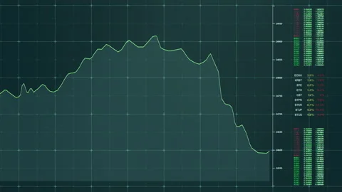 Business diagram dynamic background. Chart digital visualization Stock Footage 152811995