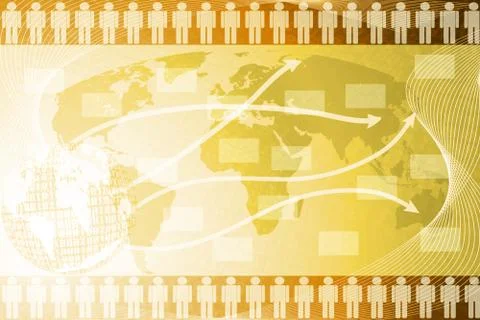 Business digital background. Stock Illustration