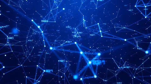 Business digital data network Stock Illustration