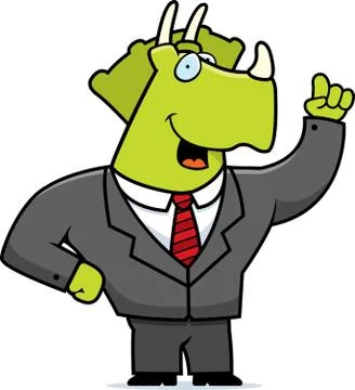 Business Dinosaur Stock Illustration