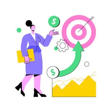 Business direction abstract concept vector illustration. Stockillustratie