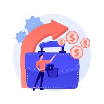 Business direction vector concept metaphor Stockillustratie