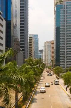 Business district Foto stock