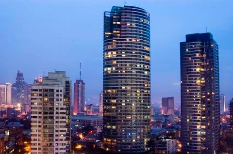 Business district Stock Photos